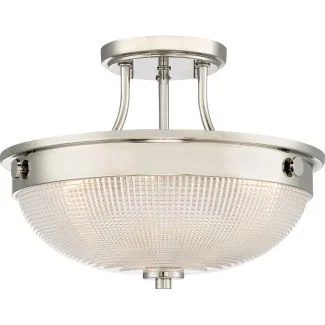 ELSTEAD Mantle QZ/MANTLE/SF IS Semi-Flush