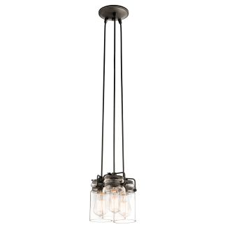 ELSTEAD Brinley KL-BRINLEY3-OZ 3 Light Pendant - Olde Bronze