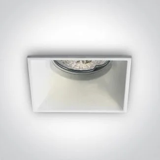 ONE LIGHT 50105TG/W Plintri biały wpust z oprawką GU10