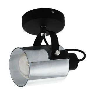 EGLO 99052 LAMPA BERREGAS SPOT WL/1 E27 SCHWARZ/SW-TRANSP.BERREGAS