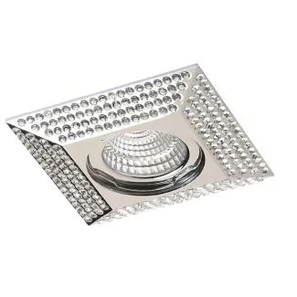 AZZARDO NC1673SQ-CH / AZ1612 Piramide XL (chrome) Oczko sufitowe