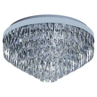 EGLO 39491 LAMPA VALPARAISO 1 OPRAWA SUFITOWA DL/11 E14 CHROM/KRISTALLE VALPARAISO 1