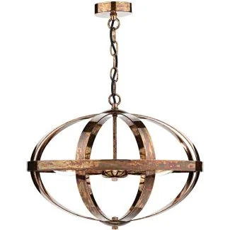 DAR SYM0364 SYMBOL 3LT PENDANT PETROL COPPER
