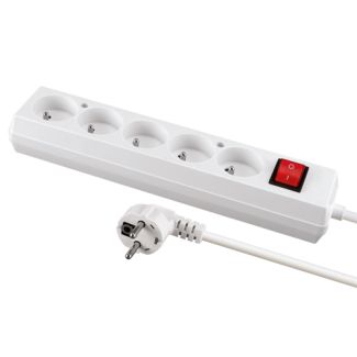 IDEUS 04297 TOR 5 1,5m 10A ON/OFF Przedłużacz z uziemieniem i włącznikiem