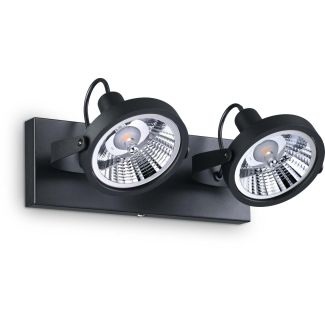 IDEAL LUX GLIM PL2 NERO 200248