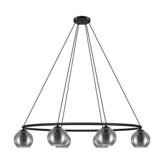 EGLO 39578 LAMPA DAGUELLA OPRAWA WISZĄCA HL/6 E14 SCHWARZ/SW-TRANSP.DAGUELLA