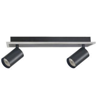 LIGHT PRESTIGE Spot Parma 2 2xGU10 + 1xLED CCT czarny LP-0612/2WS BK