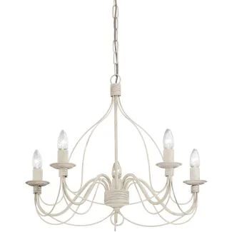 IDEAL LUX CORTE SP5 BIANCO ANTICO 005881