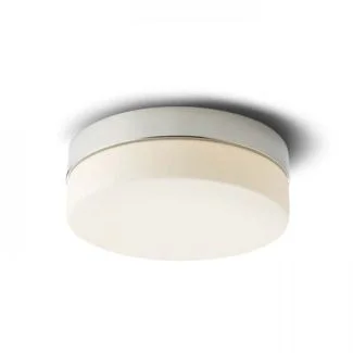 RENDL R12201 AWE 23 sufitowa szkło opalowe/chrom 230V LED 14W IP44 3000K