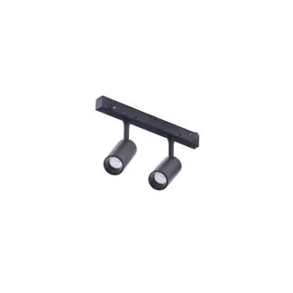 AZZARDO AZ4592 NIKKI 2 TRACK MAGNETIC 2X3W 3000K BK/BK TECHNICAL TRACK BLACK / BLACK zestaw szyna magnetyczna plus reflektory
