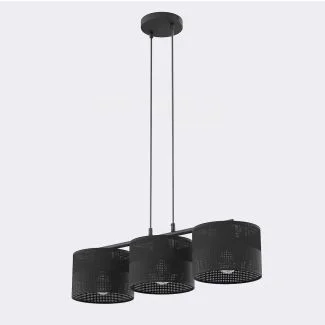 EMIBIG 1651/3 KARBON 3 BLACK LAMPA WISZĄCA