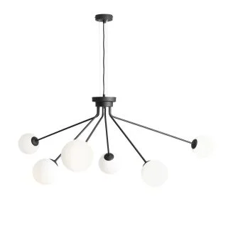 ALDEX 1082K1 LAMPA WISZĄCA HOLM 6 CZARNA