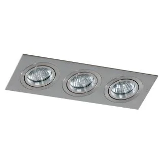 AZZARDO SN-6813S-ALU / AZ2441 Caro 3 Square (aluminium) Lampa wpuszczane