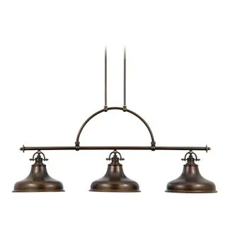 ELSTEAD EMERY QZ/EMERY3P PN 3Lt Island Light