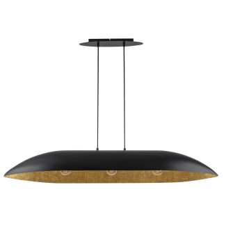 SIGMA 40632 lampa wisząca Gondola L czarny/złoty