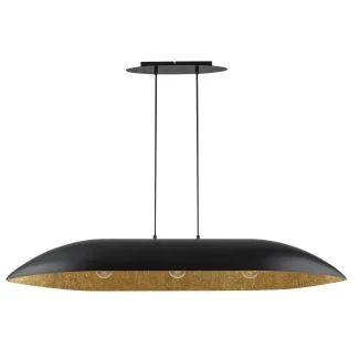 SIGMA 40632 lampa wisząca Gondola L czarny/złoty