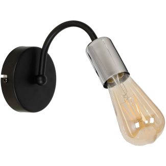 LUMINEX 8070 kinkiet Dow black/chrome 1