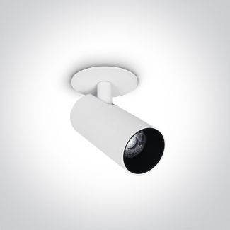 ONE LIGHT 11107RA/W/W Melisia biały wpust COB LED 3000K 7W