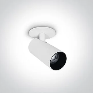 ONE LIGHT 11107RA/W/W Melisia biały wpust COB LED 3000K 7W