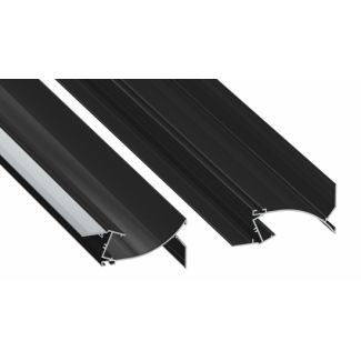 LED LABS 10-0565-30 Profil LUMINES typ TOPO czarny lakierowany 3 m