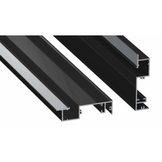 LED LABS 10-0655-10 Profil LUMINES typ FLARO czarny lakierowany 1 m