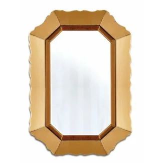 Artehome AHM15047 Lustro w lustrzanej złotej ramie Mirano 60/90 cm