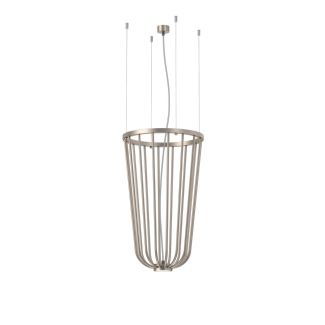 ANTIGO Lampa wisząca no. moon I Z - Platyna mat (400 mm) 5146