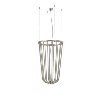 ANTIGO Lampa wisząca no. moon I Z - Platyna mat (400 mm) 5146