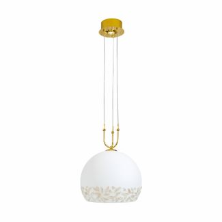 KOLARZ 0392.31+1L.3.LI.WA LUNA lampa wisząca złoto 24K