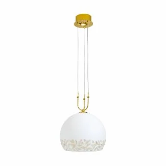 KOLARZ 0392.31+1L.3.LI.WA LUNA lampa wisząca złoto 24K