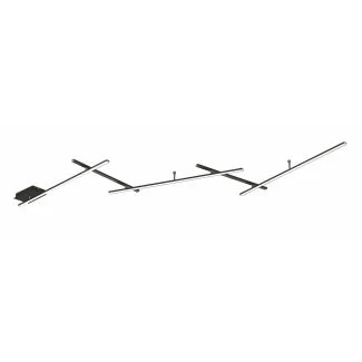 TRIO INDIRA 674610532 lampa sufitowa czarny
