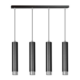 EMIBIG 643/4 LAMPA WISZĄCA KIBO 4 BL/CHROME