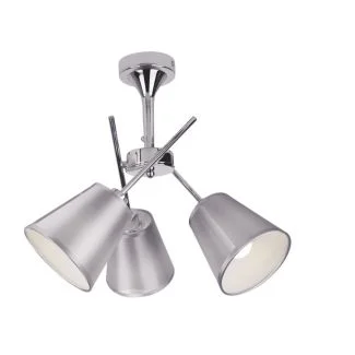 CANDELLUX 33-70623 VOX LAMPA WISZĄCA 3X40W E14 CHROM Z ABAŻUREM