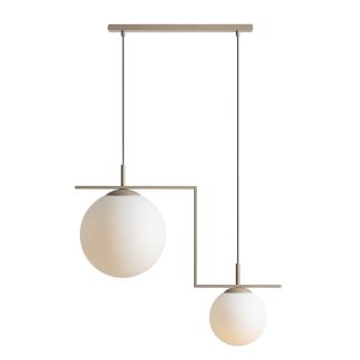 ALDEX 1038H17_2 LAMPA WISZĄCA ZAC 2 BEIGE MATTE