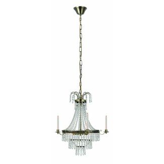 MARKSLOJD 105157 MARIELUND lampa wisząca 3L Antyczny/MC