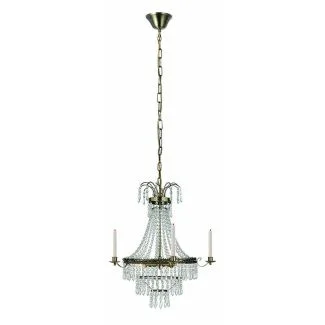 MARKSLOJD 105157 MARIELUND lampa wisząca 3L Antyczny/MC