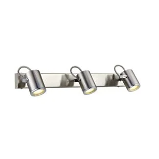 MARKSLOJD 105475 LUX lampa ścienna Spot 3L IP44 Stalowy