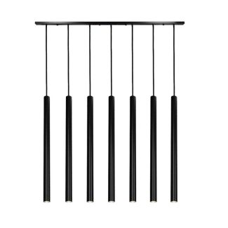 ANTIGO Lampa wisząca Yabu 7 - Czarna (700 mm) 5529
