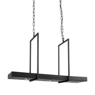 MARKSLOJD 105780 TRAY lampa wisząca 3L 3x3W Czarny