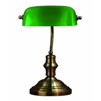 MARKSLOJD 105931 BANKERS Stołowa 42cm 1L Patyna/Zielony