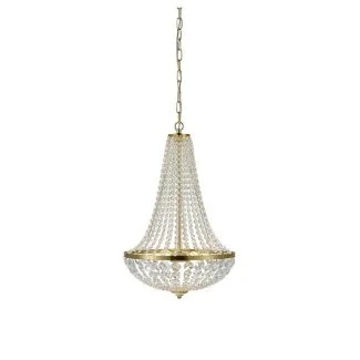 MARKSLOJD 106119 GRANSO lampa wisząca 2L 40cm Złoty Szczotkowany/MC