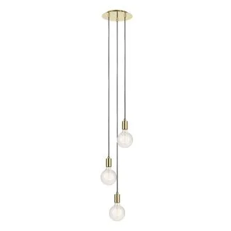 MARKSLOJD 106333 SKY lampa wisząca 3L Okrągła Złota