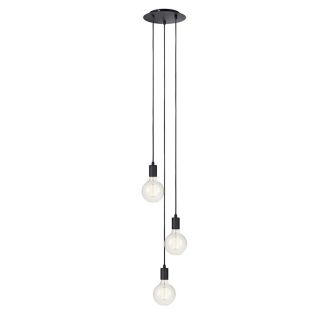 MARKSLOJD 106334 SKY lampa wisząca 3L Okragła Czarna