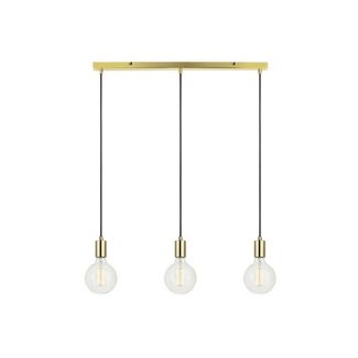 MARKSLOJD 106335 SKY lampa wisząca 3L Prosta Złota