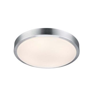 MARKSLOJD 106353 MOON Plafon 39cmBiały/Aluminium IP44
