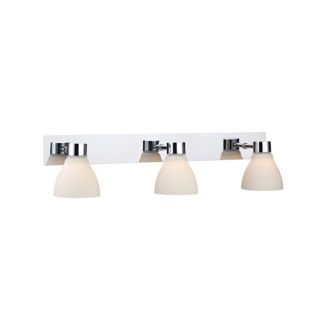 MARKSLOJD 106370 CASSIS lampa ścienna 3L Chrom/Opal IP44