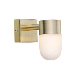 MARKSLOJD 106374 MENTON lampa ścienna 1L Złoty Szczotkowany/Opal IP44