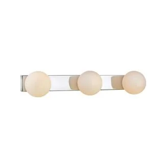 MARKSLOJD 106382 MINI lampa ścienna 3L Chrom/Opal IP44