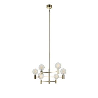 MARKSLOJD 106418 CAPITAL lampa wisząca 6L Złota