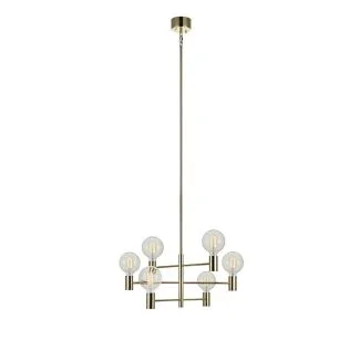 MARKSLOJD 106418 CAPITAL lampa wisząca 6L Złota